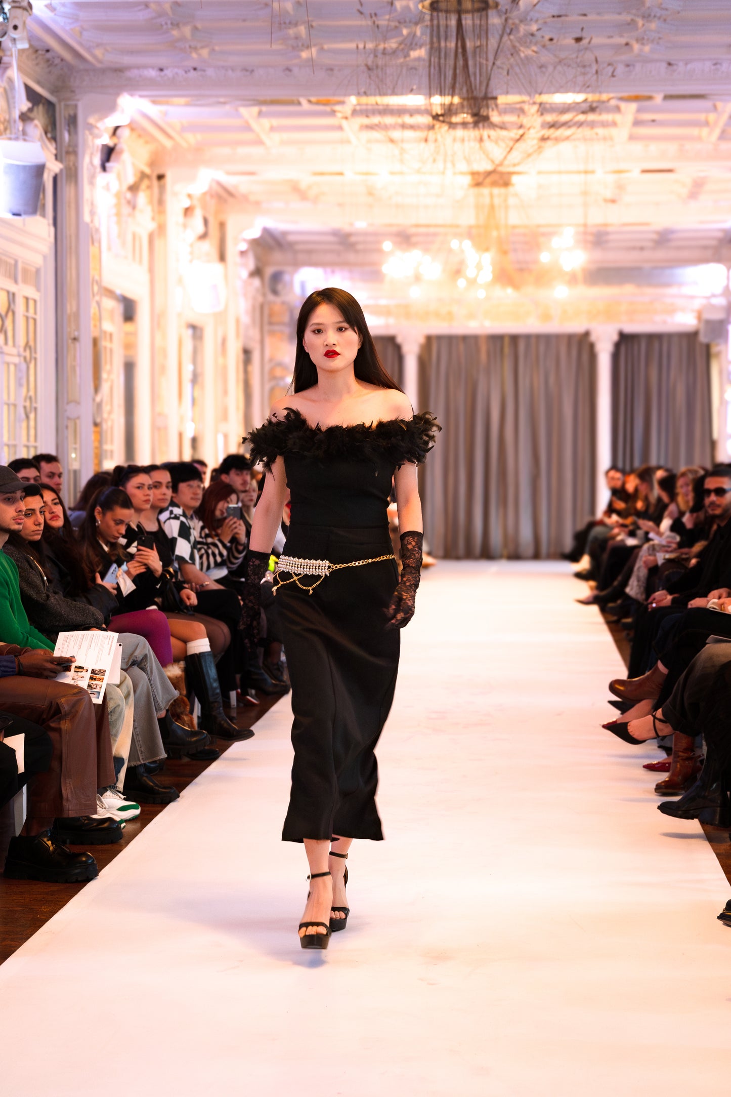 VOLIÀ Atelier - exclusively pre-loved. The perfect black VOLIÀ look seen on Paris Runway at a Parisian fashion show. Each piece is pre-loved and curated with care from around the world, ready to be loved by its new owner. Discover curated, high-quality designs for the modern woman. Shop sustainable fashion at VOLIÀ Atelier today.