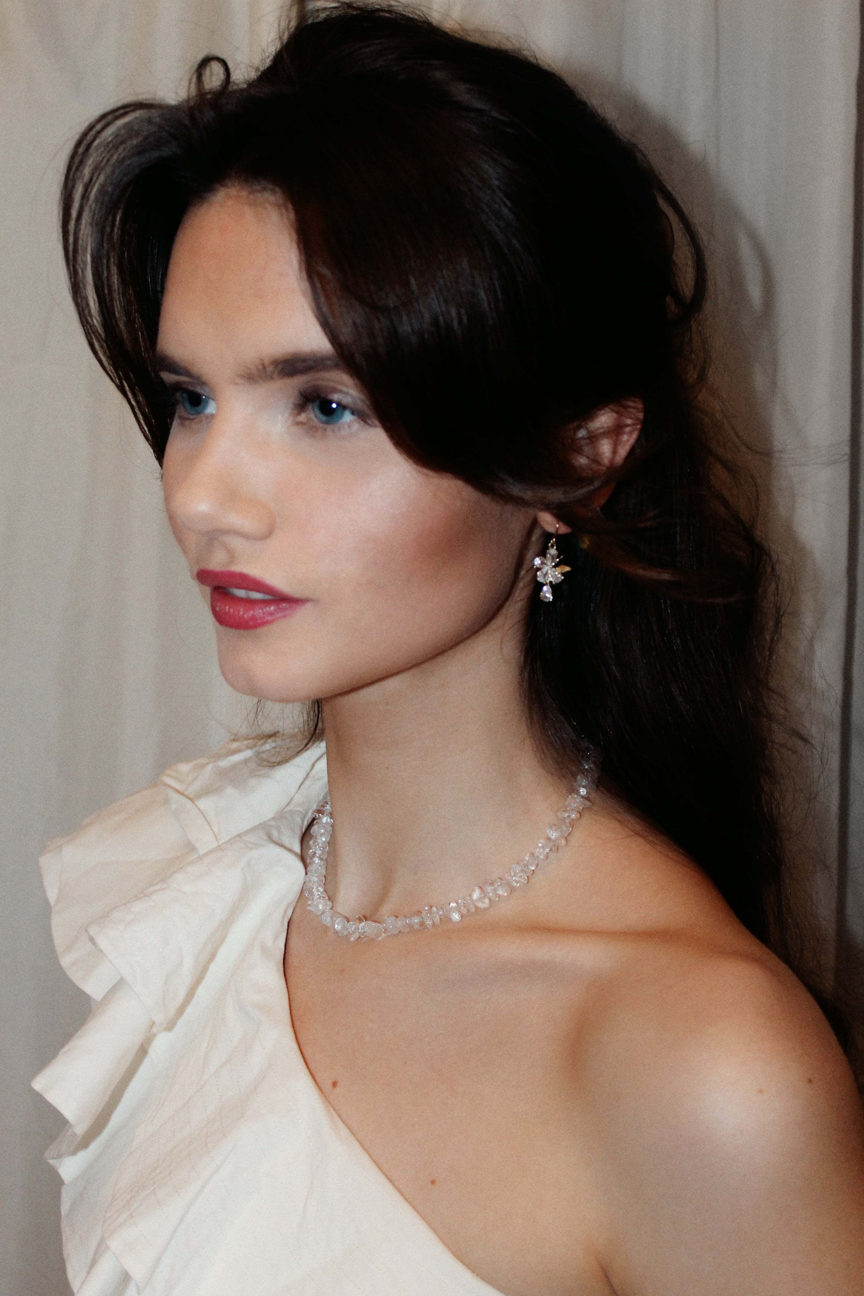 Zirconia Butterfly Earrings