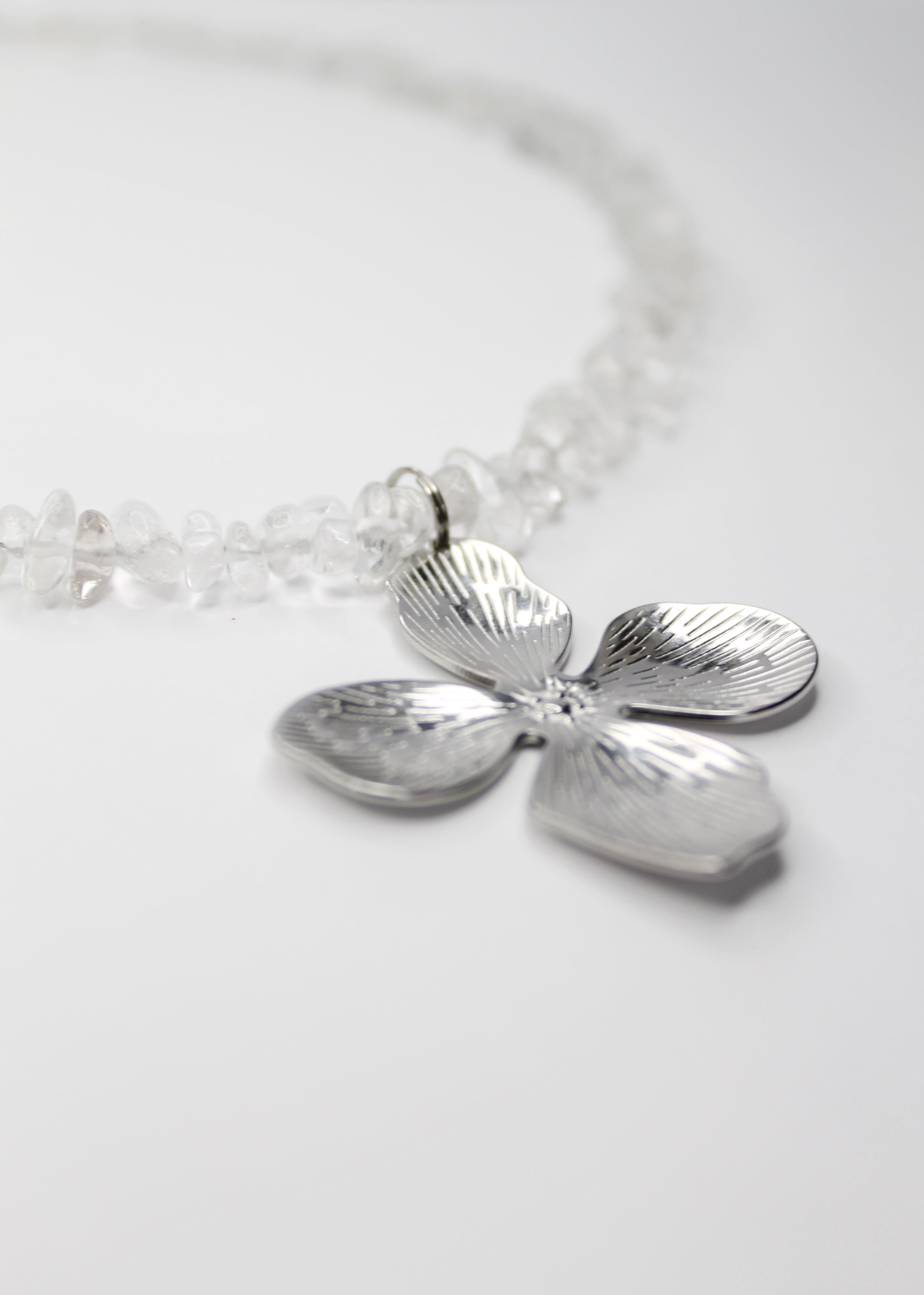 Floral Quartz Necklace