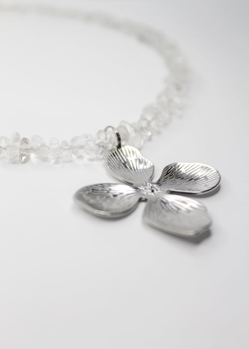 Floral Quartz Necklace - VOLIÀ