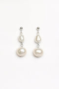 Silver Pearl Earrings - VOLIÀ