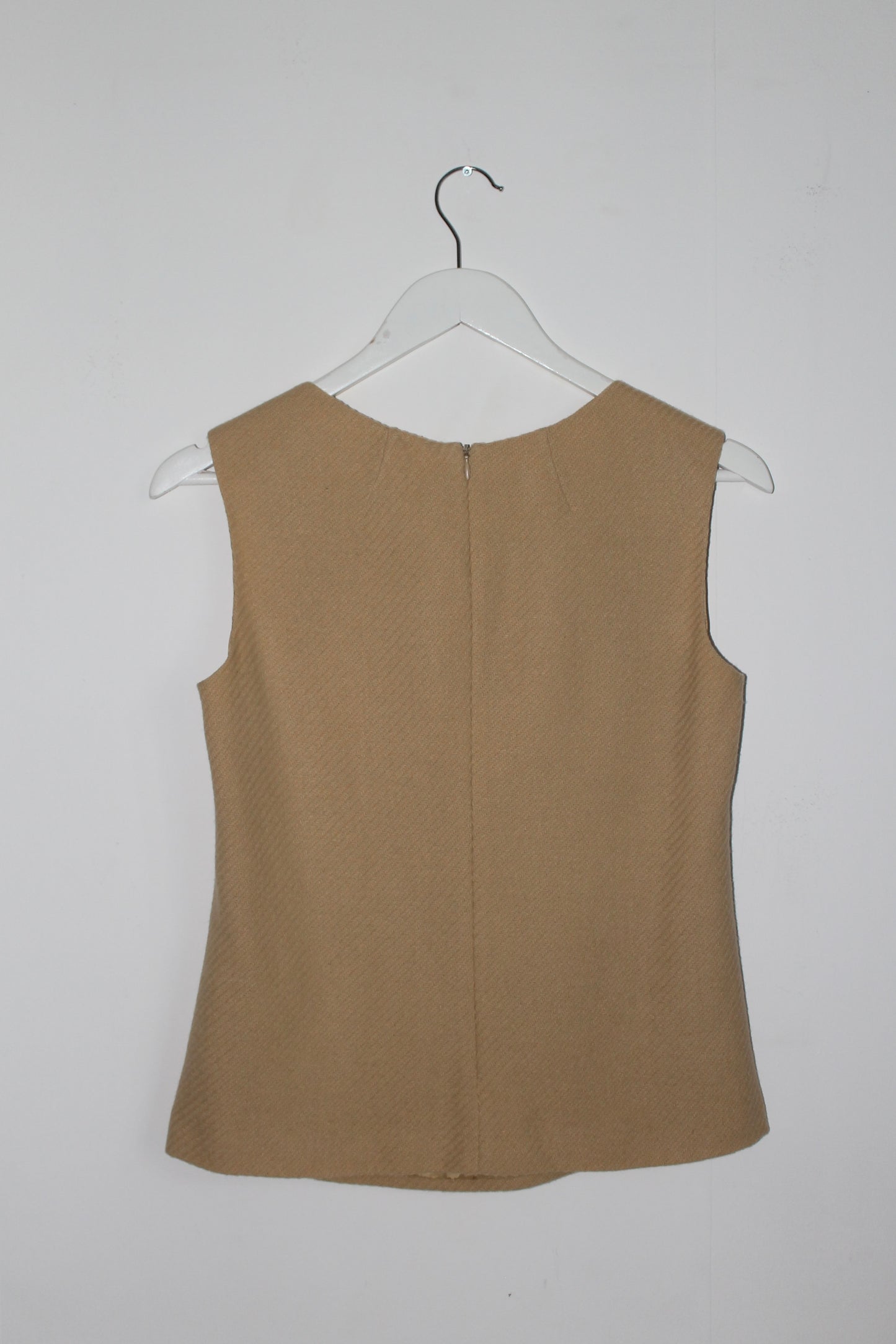 Laurel beige camel wool Top - VOLIÀ. volia atelier | exclusive pre loved fashion