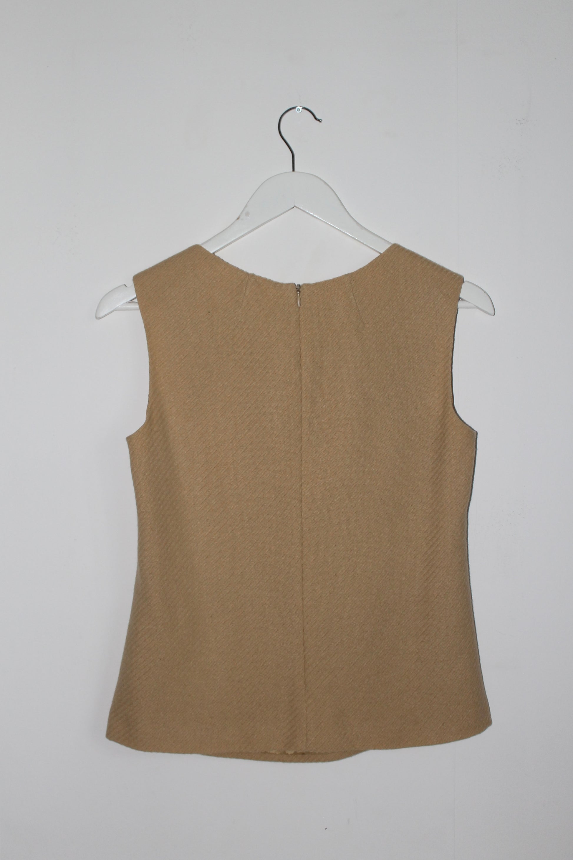 Laurel beige camel wool Top - VOLIÀ. volia atelier | exclusive pre loved fashion