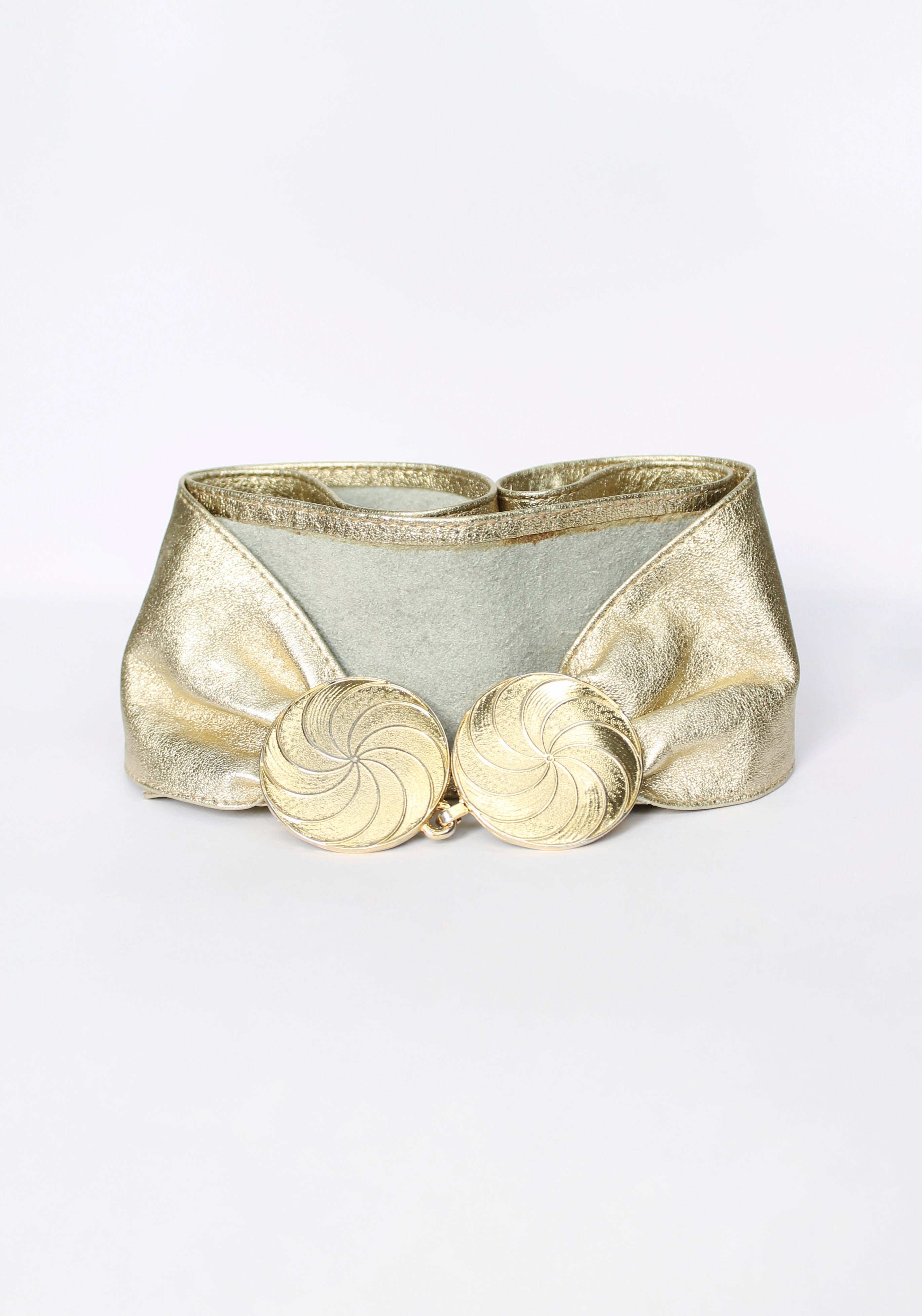 Gold Leather Belt - VOLIÀ