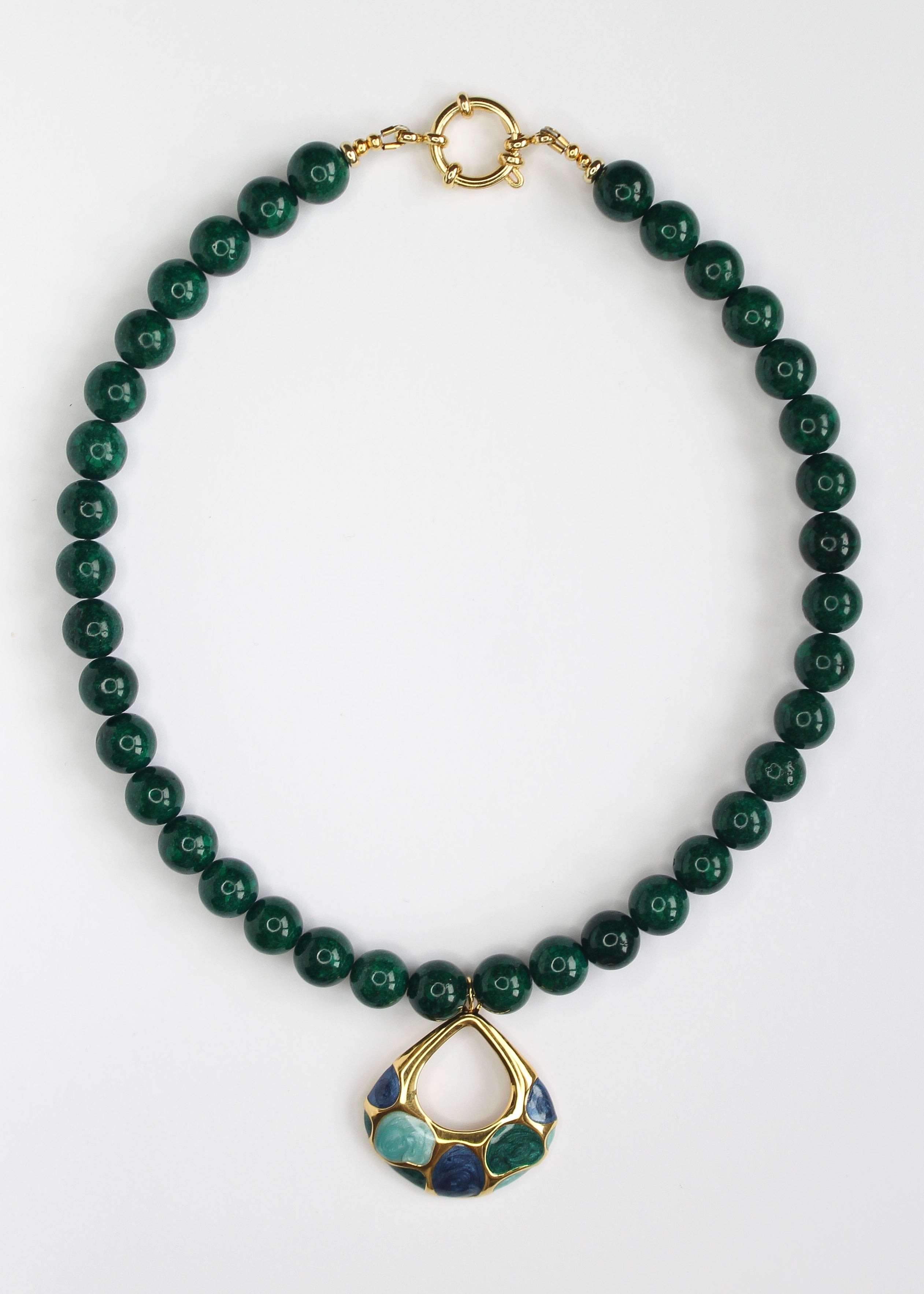 Emerald River Stone Necklace - VOLIÀ