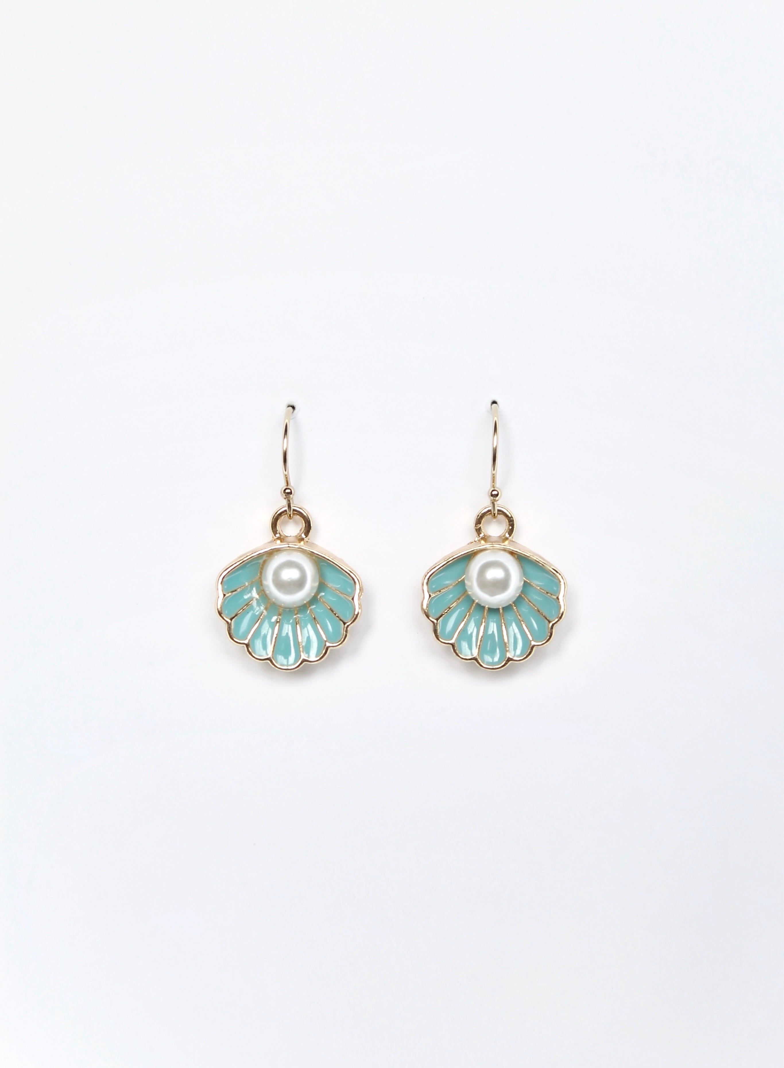 Turquoise Seashell Earrings - VOLIÀ