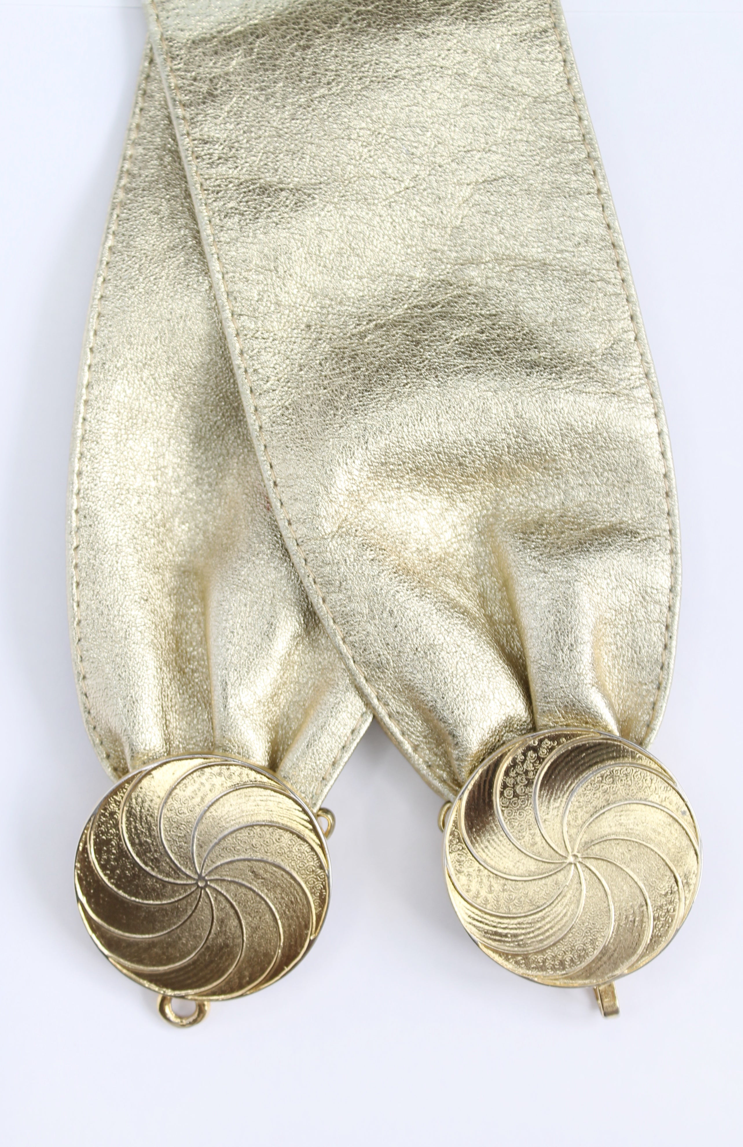 Gold Leather Belt - VOLIÀ