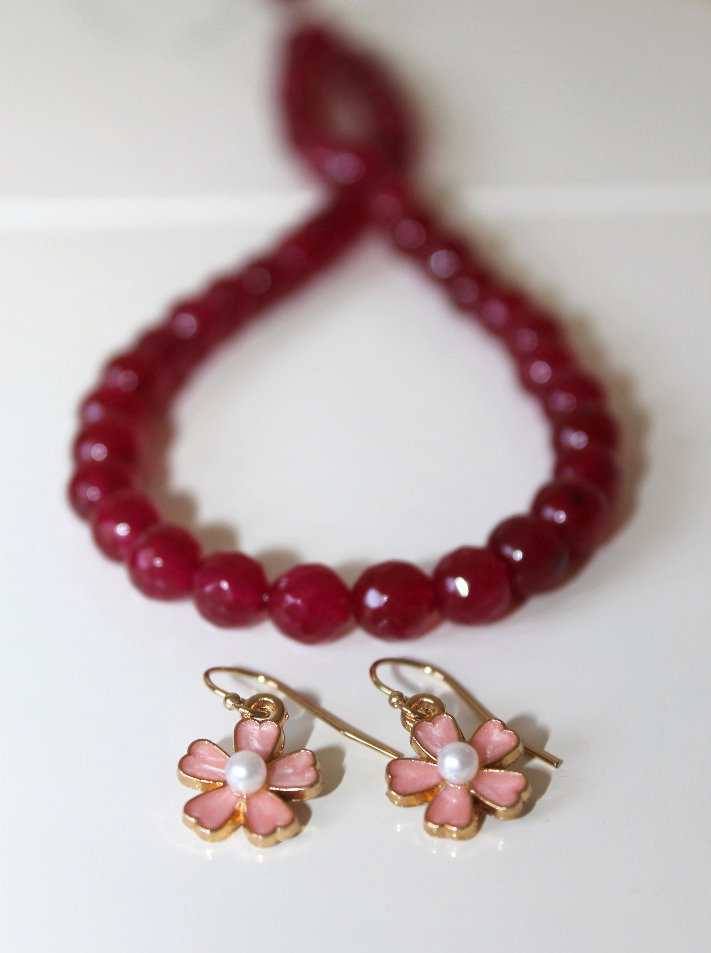 Pink Flower Earrings - VOLIÀ