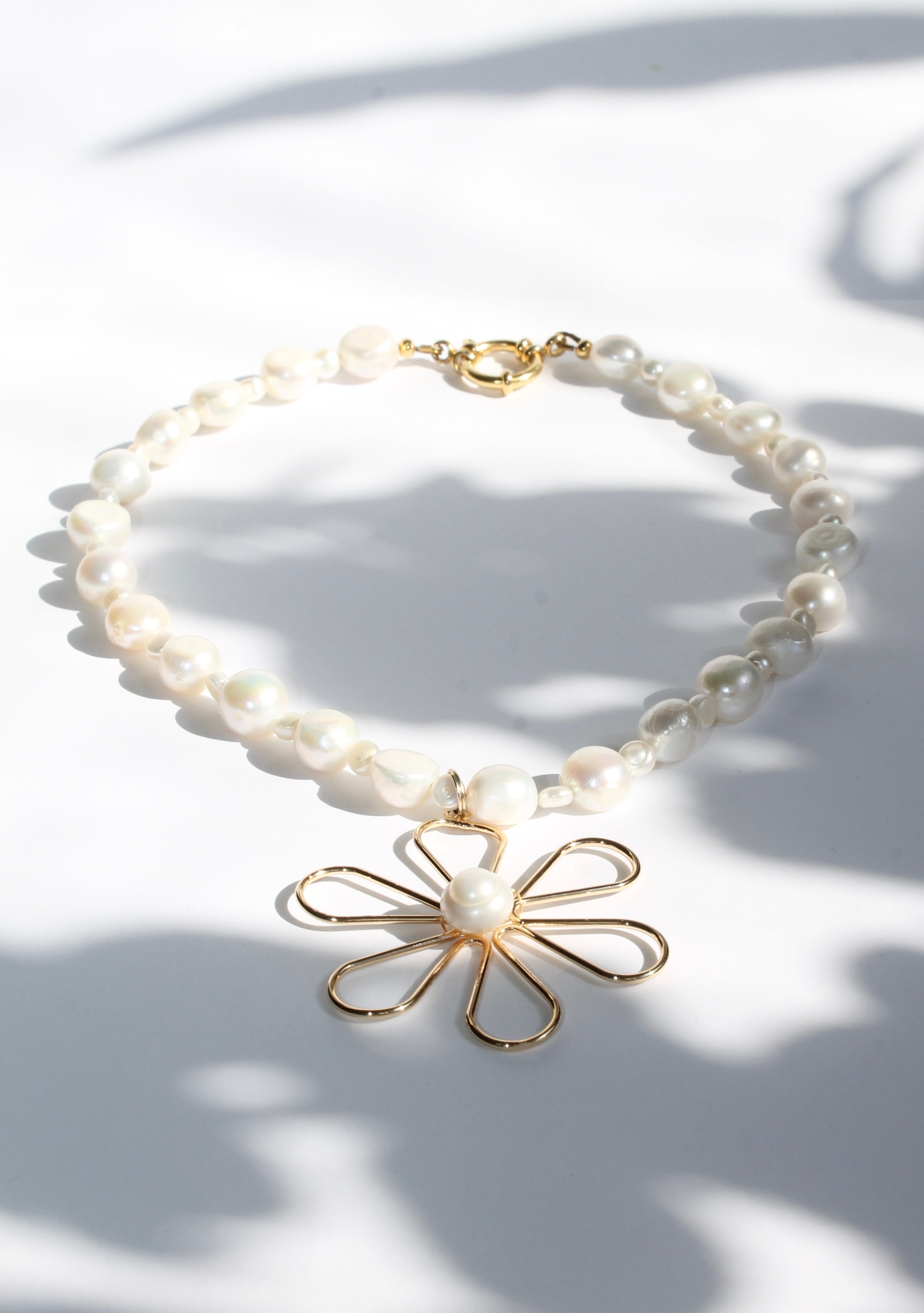 Flower Pearl Necklace - VOLIÀ
